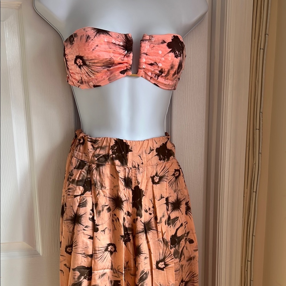 Vince Camuto Bikini Set with Vintage Floral Design